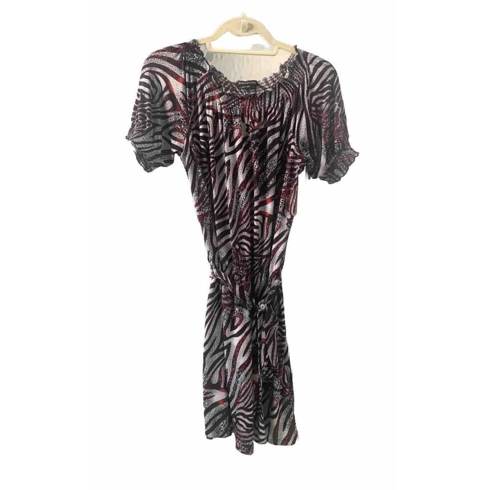 BCBG Maxazria Animal Print Dress Medium